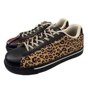 Rocky Leopard Print Sneakers - composite toe &  NON SLIP SOLE